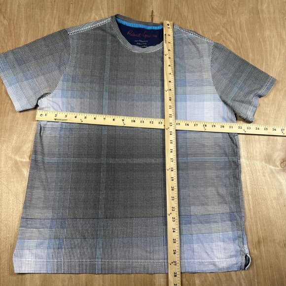 Robert Graham Mens Multicolor Abstract Print Short Sleeve T-Shirt Size Large - Picture 3 of 6